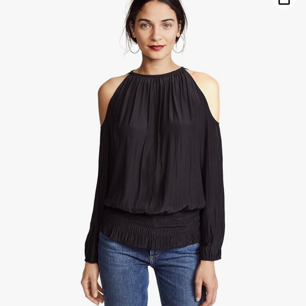 Ramy Brook Lauren Cold Shoulder Long sleeve top